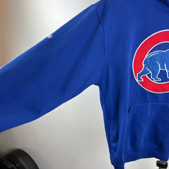 Blue Hoodie with Red Logo - Picture 5 of 9